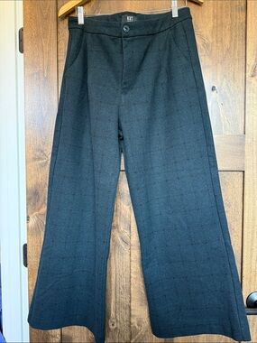 Kut from the Kloth Men's Wide-Leg Dress Pants in Charcoal Gray